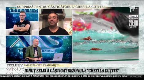 Surpriză pentru câștigătorul "Chefi la cuțite"! Chef Sorin Bontea: E născut să gătească