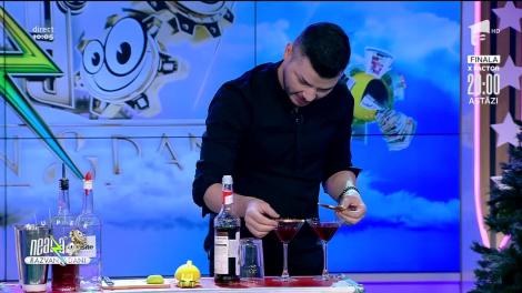 Luca Valentin, super demonstrație de Flair Bartending, la Neatza cu Răzvan și Dani