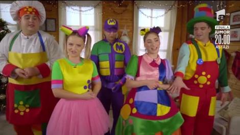 Gașca Zurli joacă jocul "Ghicește cine te-a atins"