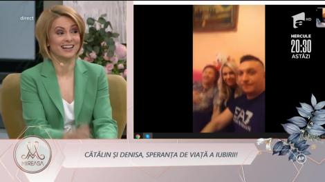 Cătălin şi Denisa, împreună după ieșirea din casa Mireasa!