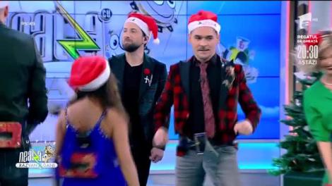 Provocarea cu globuri de Crăciun. Echipa de la Neatza, super joc