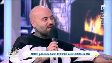 Matteo, primele sărbători alături de fetița lui, Mia