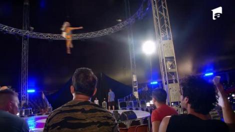 Poftiți la circ 2020, ediția 2. Cum a reacționat Margherita când a rămas suspendată la 10 metri, în mijlocul circului
