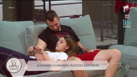 Andreea și Alexandru, poveste de iubitre trăită în casa Mireasa!