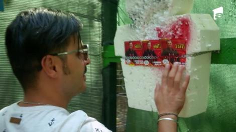 Poza lui Nea Mărin, ținta preferată a lui Liviu Vârciu la tragerea cu pistolul: Am golit trei încărcătoare