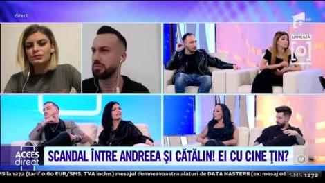 Scandal între Andreea şi Cătălin. Imagini de pe camera de supraveghere
