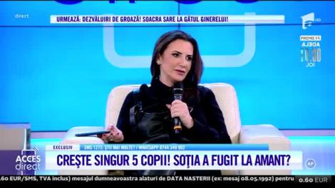 Tata Dumitru ar fi fost părăsit de peste 80 de ori de soție! Bărbatul crește singur cinci copii