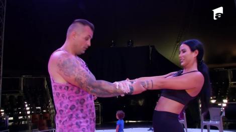 Poftiți la circ 2020, ediția 8. Daniela Crudu, în genunchi la repetițiile de la circ. Ce mișcare i-a venit de hac