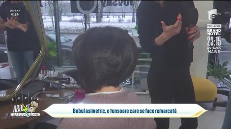 Bobul asimetric, o tunsoare care se face remarcată