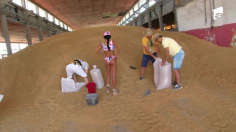 Daniela Crudu și Jorge, puși la muncă grea de nea Marin!