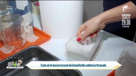 Cum să te bucuri acasă de beneficiile salinei artizanale
