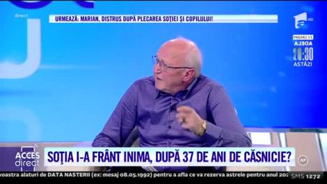 Soţia l-ar vrea în stradă, după 37 de ani de căsnicie! Un bărbat de 62 de ani susține că va rămâne pe drumuri