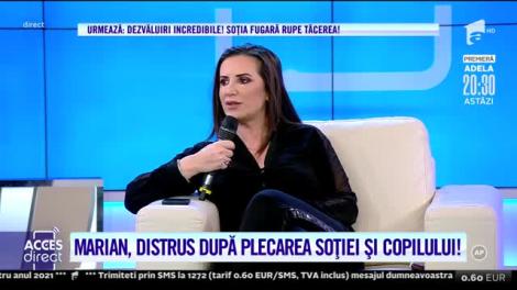 Marian susţine că viaţa i s-a schimbat radical! Bărbatul este distrus după plecarea soției și copilului