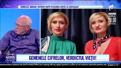 Verdictul vieții bărbatului de 62 de ani! Gemenele Tomofte, specialiste în numerologie: Certurile cu soția sunt din prisma unei gelozii!