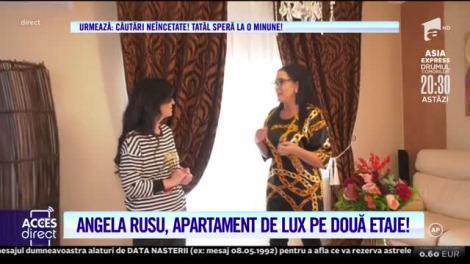 Angela Rusu, faimoasa artistă, are un apartament de lux pe două etaje