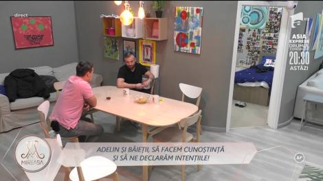 Adelin, interesat de două fete din casa Mireasa: Îmi place de Carina și Alexandra