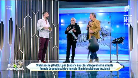 Stelu Enache și Ovidiu Lipan Țăndărică cântă piesa Ti Voi, la Neatza cu Răzvan și Dani