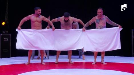 Poftiți la circ 2020, ediția 11. Dorian Popa a renunțat la haine și a făcut show incendiar pe scenă