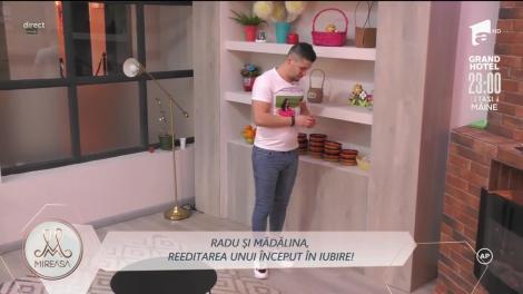 Radu și Mădălina, un cuplu "adamic" în casa Mireasa