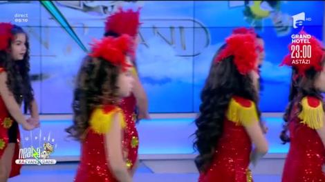 Fetițele de la trupa Mini Vogue, super demonstrație de dans la Neatza cu Răzvan și Dani