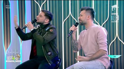 Florin Ristei și Adrian Petrache cântă piesa Shape of My Heart, la Neatza cu Răzvan și Dani