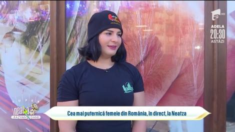 Adriana Geamănu, cea mai puternică femeie din România, se pregătește pentru primul concurs de culturism