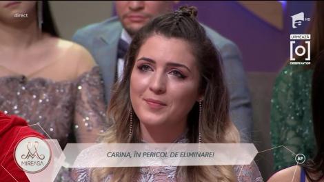 Carina, propusă spre eliminare de către băieții din casa Mireasa