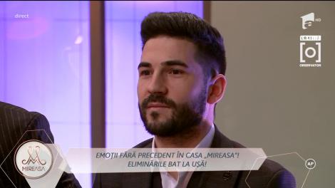 David, propus spre eliminare de către fetele din casa Mireasa