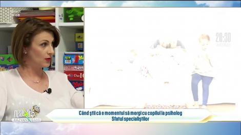 Când este momentul să mergem cu cei mici la psiholog. Sfaturile specialiștilor