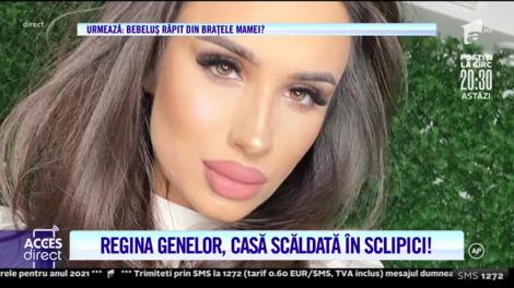 Doina Ilie, supranumită "Regina genelor", are o casă scăldată în sclipici