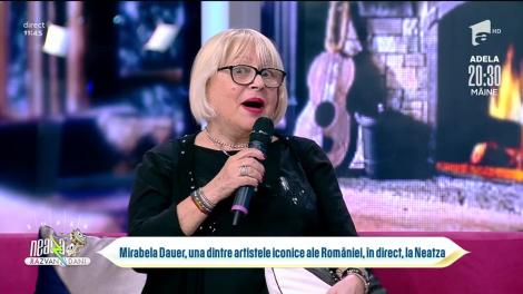 Mirabela Dauer, una dintre artistele iconice ale României, în direct, la Neatza