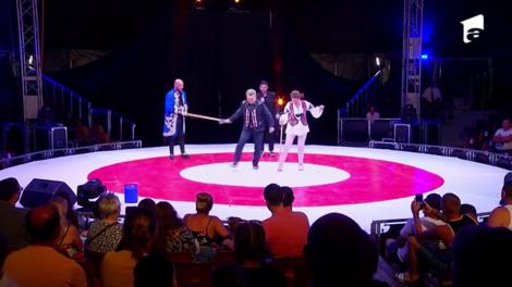 Show spontan. Nea Mărin și Maria Buză, sincron perfect în pași de dans