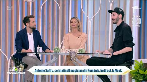 Antonio Satiru, cel mai înalt magician din România, în direct, la Neatza