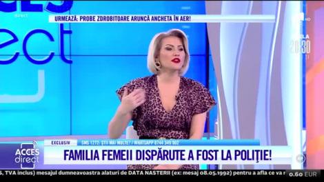 Misterul dispariţiei femeii de 60 de ani se adânceşte! Soţul şi fiul cel mic au mers la Poliţie