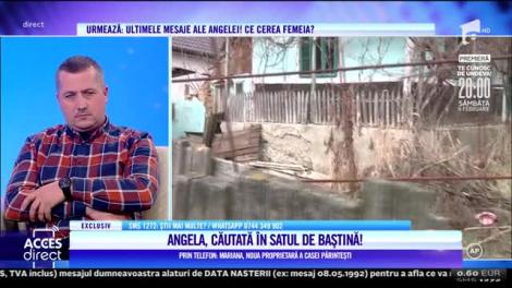 Angela este de negăsit. De ce a vândut femeia care a dispărut casa părintească