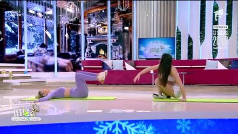 Antrenament pentru talie. Fitness cu Diana Stejereanu, la Neatza cu Răzvan și Dani