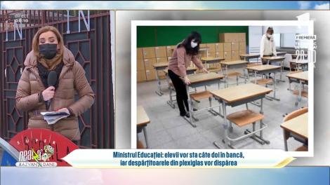 Copiii vor merge la școala de luni, 8 februarie. În ce condiții vor sta la cursuri