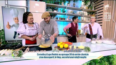 Cornelia Rednic, bucătăreasă pricepută. Artista a pregătit un mic dejun copios
