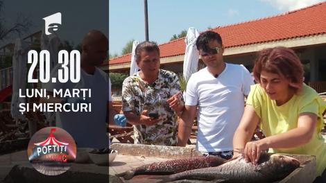 Concurs de curățat pește la Poftiți la circ! CRBL: "E pe stilul Asia Express"