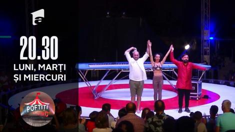 CRBL și Oase, super număr de acrobație la Poftiți la circ!