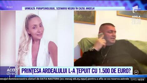 Un barbat a fost ţepuit cu 1.500 de euro de către Roxana Prinţesa Ardealului!