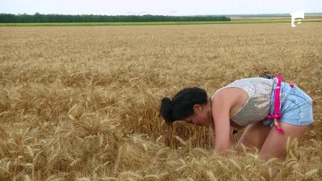 Doinița Oancea, speriată de șoarecii din lanul de grâu: Am fobie de rozătoare