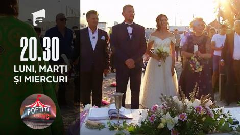 Sony și Dana Aparaschivei, nuntă ca-n povești la Poftiți la circ!