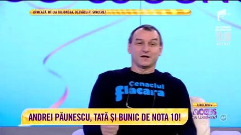 Andrei Păunescu, tată și bunic de nota 10