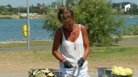 Diana Munteanu, speriată de peștele din oală. Cât de tare a țipat vedeta