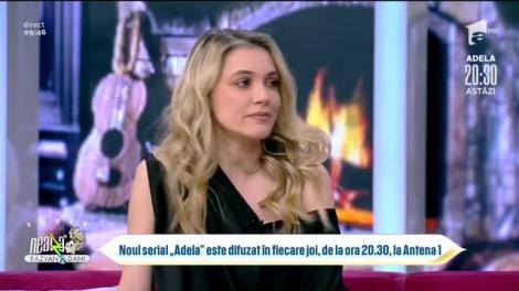 Andreea Ibacka și Mihai Călin, detalii inedite din culisele serialului "Adela"