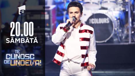 Cristina Vasiu se transformă în Freddie Mercury - "The Show Must Go On", la Te cunosc de undeva!