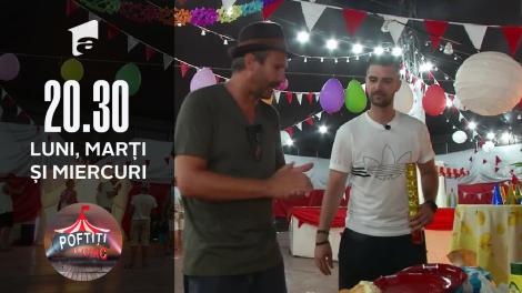 Nea Marin, petrecere surpriză la Poftiți la circ!