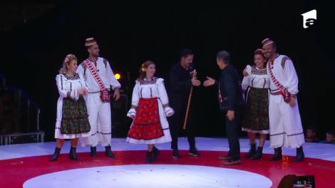 Poftiți la circ, 23 februarie 2021. Nea Marin, pentru prima dată pe scenă alături de fiice și nepot. Ce show spectaculos au făcut