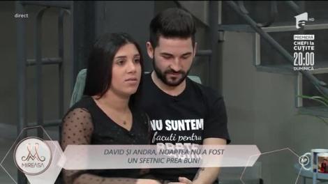 Andra și David, situație sentimentală incertă: Nu vreau să am statut de femeie divorțată vreodată